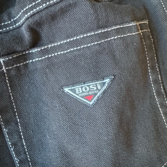 Rare Y2K Unique Adidas Streetball Patchwork Black Jeans Size: 10 - Picture 2 of 7